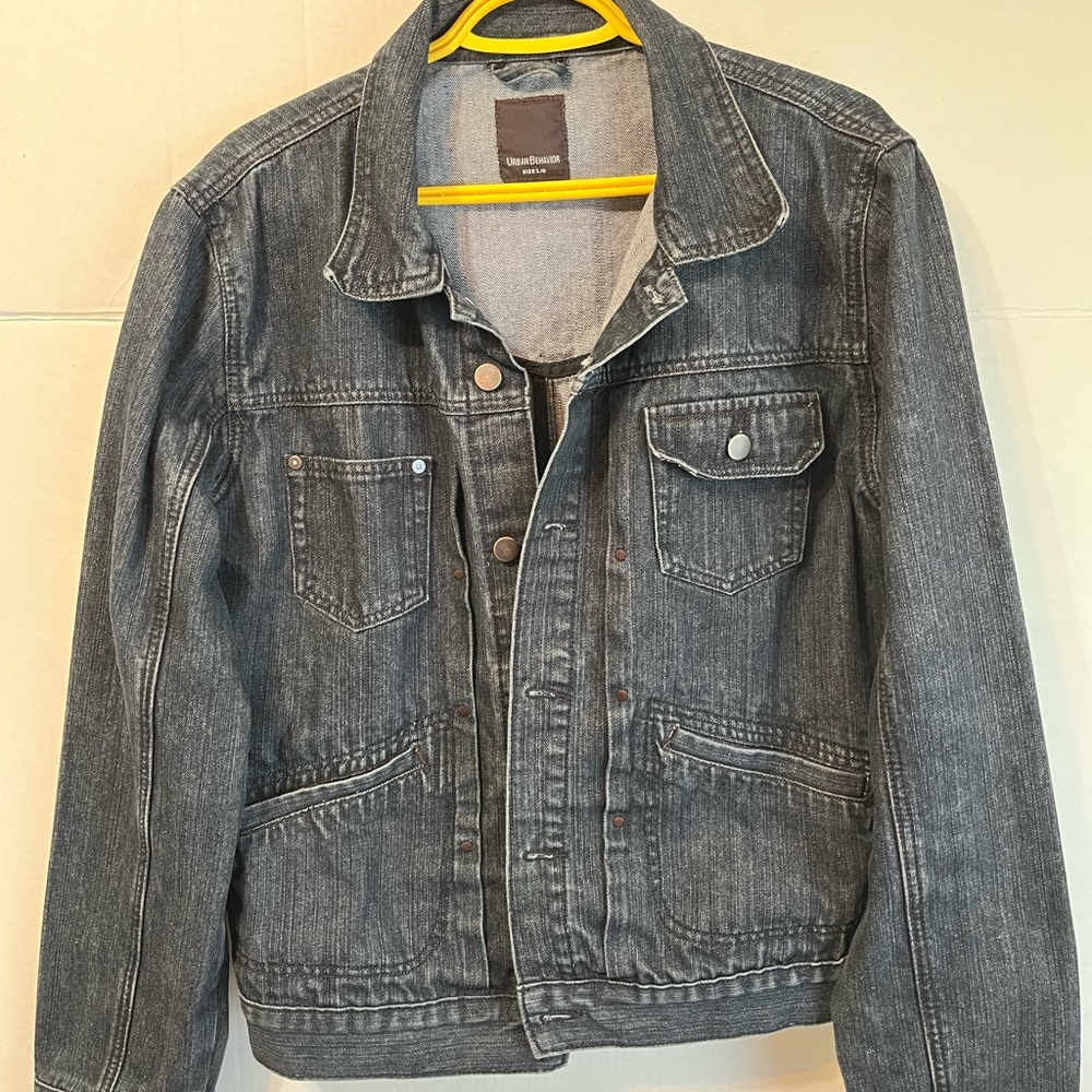 URBAN BEHAVIOUR Denim Jacket in Classic Faded Black